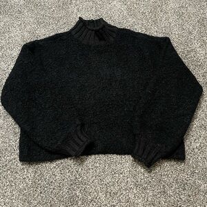 American Eagle black turtle neck long sleeve pullover sweater S